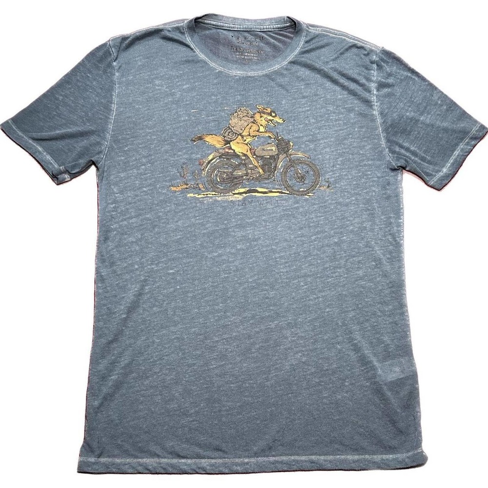 Lucky brand blue shirt t shirt